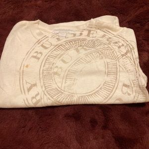 Burberry authentic toddler boys beige t-shirt Size 4Y